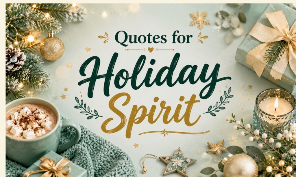 Quotes for Holiday Spirit