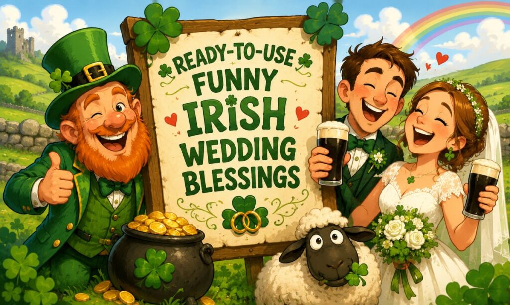 Ready-to-Use Funny Irish Wedding Blessings