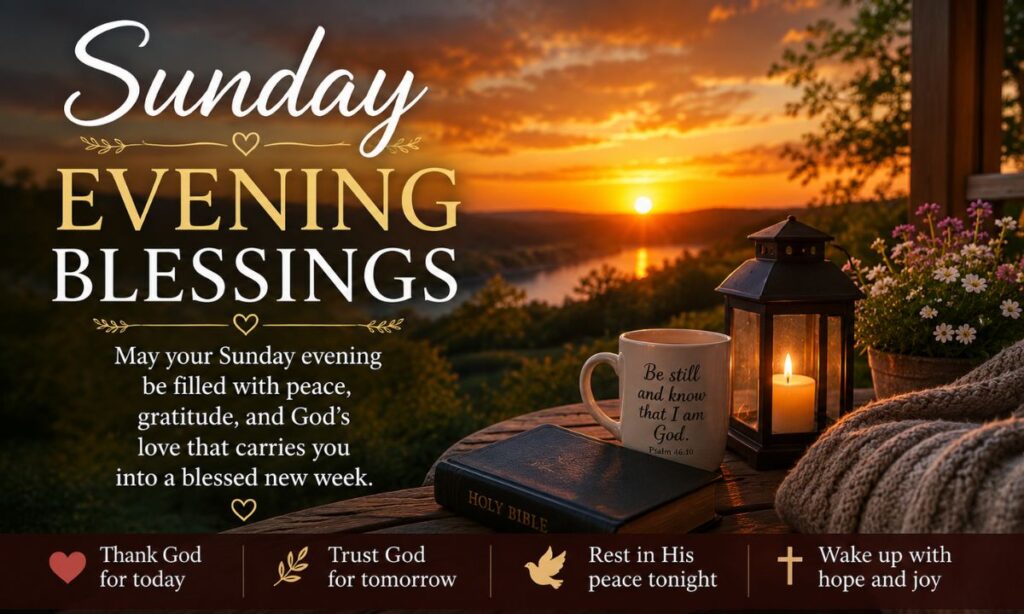 Sunday Evening Blessings Images