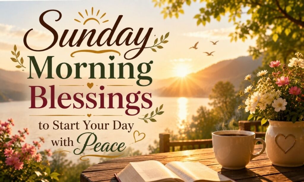 Sunday Morning Blessings to Start Your Day with Peace