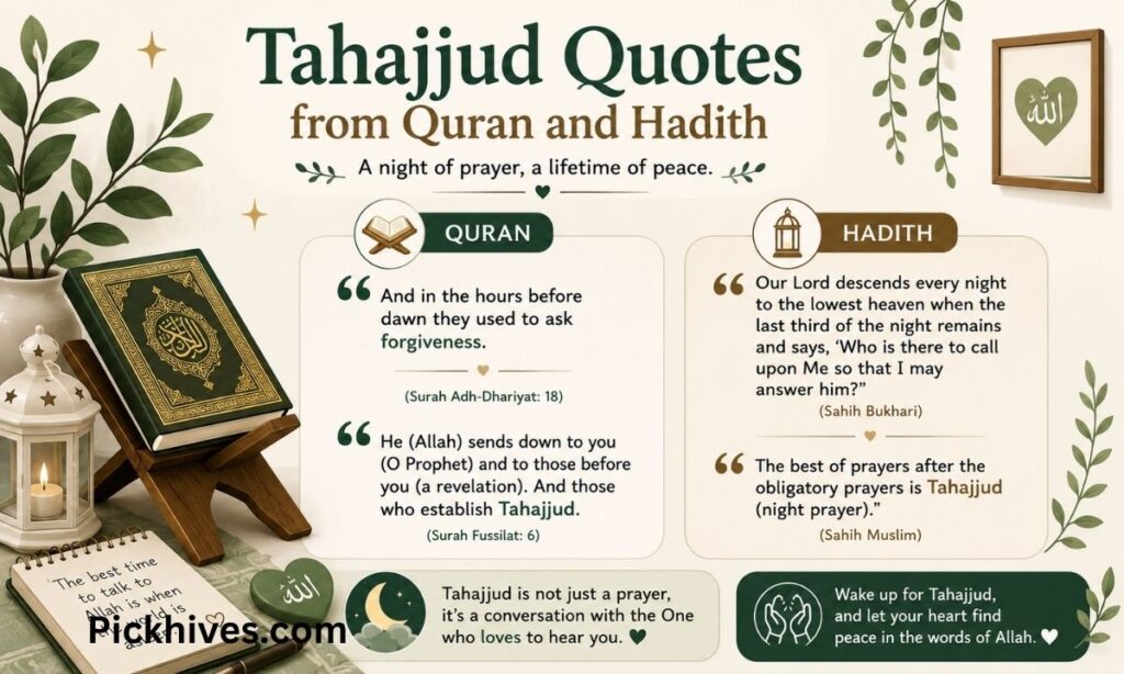 Tahajjud Quotes from Quran and Hadith