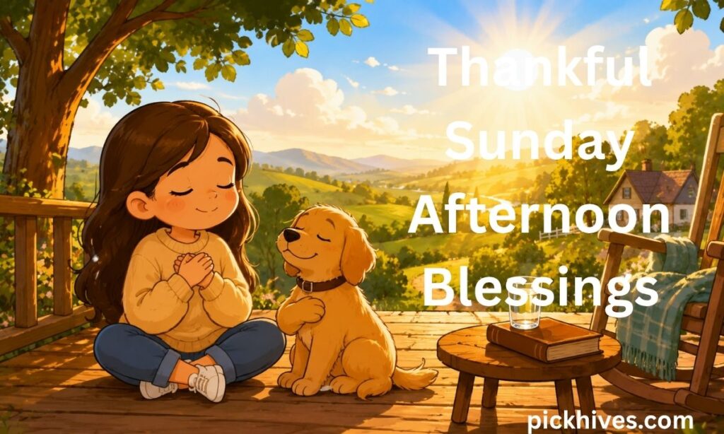 Thankful Sunday Afternoon Blessings