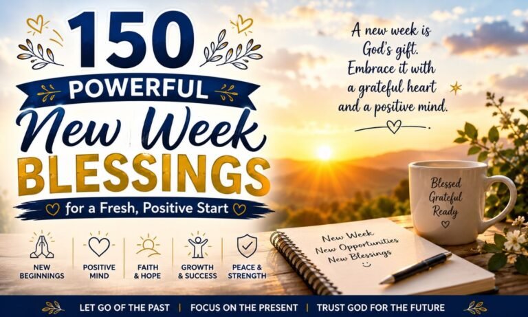 150 Powerful New Week Blessings for a Fresh, Positive Start