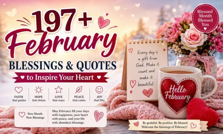 197+ February Blessings & Quotes to Inspire Your Heart