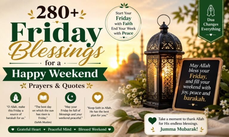 280+ Friday Blessings for a Happy Weekend Prayers & Quotes