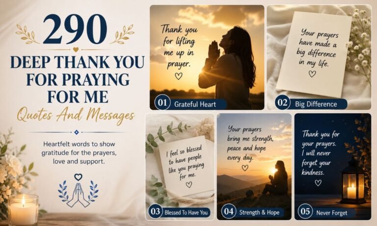 290 Deep Thank You For Praying For Me Quotes And Messages