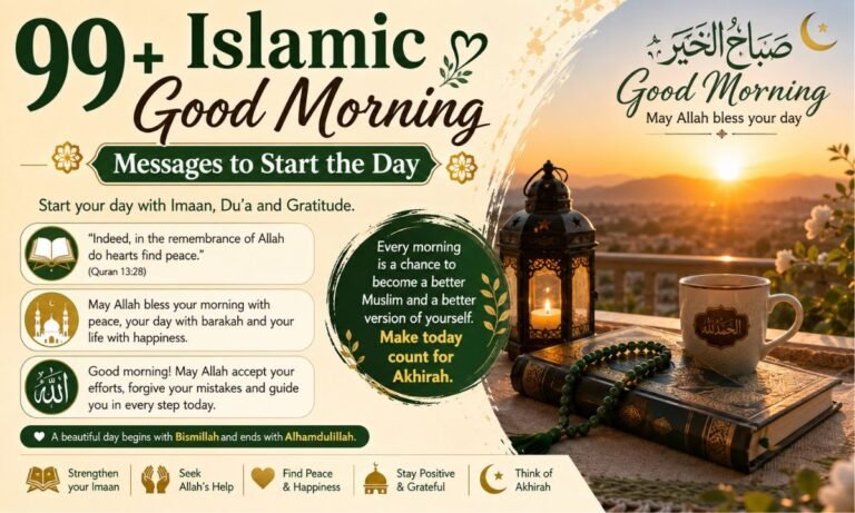 99+ Islamic Good Morning Messages to Start the Day