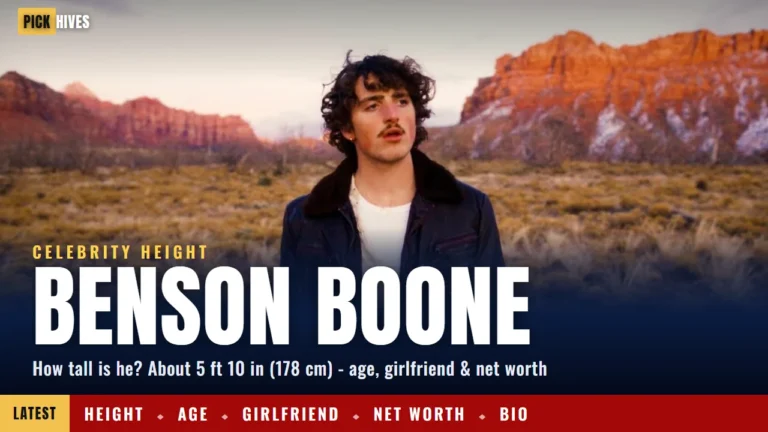 Benson Boone height age girlfriend net worth 2026 bio guide
