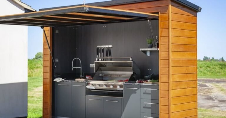 small outdoor kitchen ideas